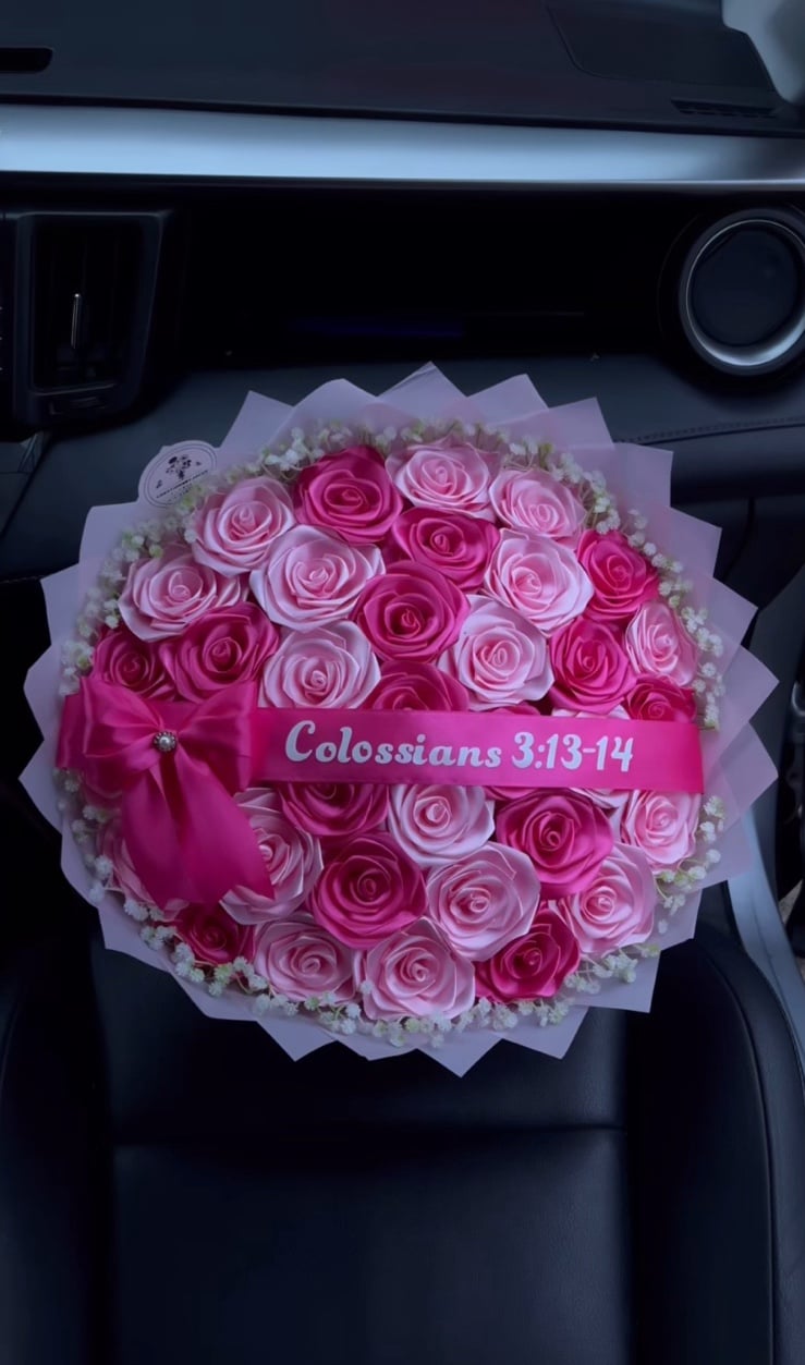 Bible verse bouquet