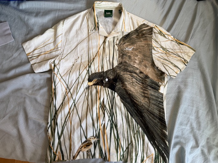 Kith For AMNH Birds Camp Collar Shirt medium American Museum of Natural History
