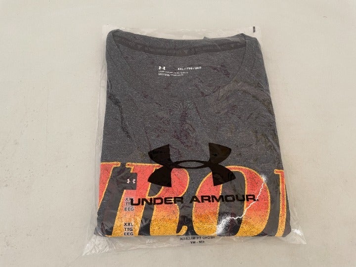 UA Men's Project Rock Graphic Training Tank Top Black Size 2XL #1369609-001