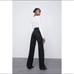 Zara ripped black wide leg ( size 10)
