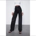 Zara ripped black wide leg ( size 10)