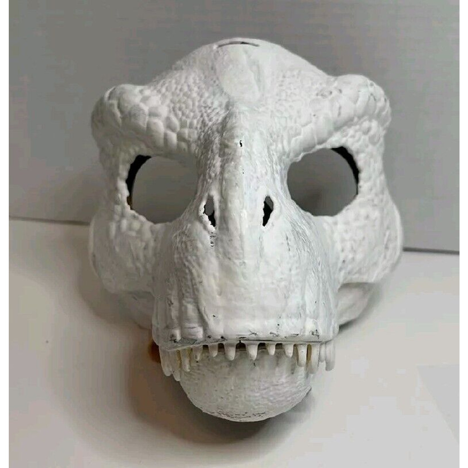 Dino Mask Premade White Base Only Therian Dinosaur Moveable