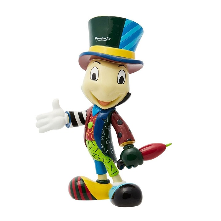 Disney Britto JIMINY CRICKET Figurine 6015552 Enesco Disney NEW 2024