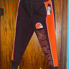 New Era NFL Team Apparel Cleveland Browns Sweatpants Womens Size Small Brand New