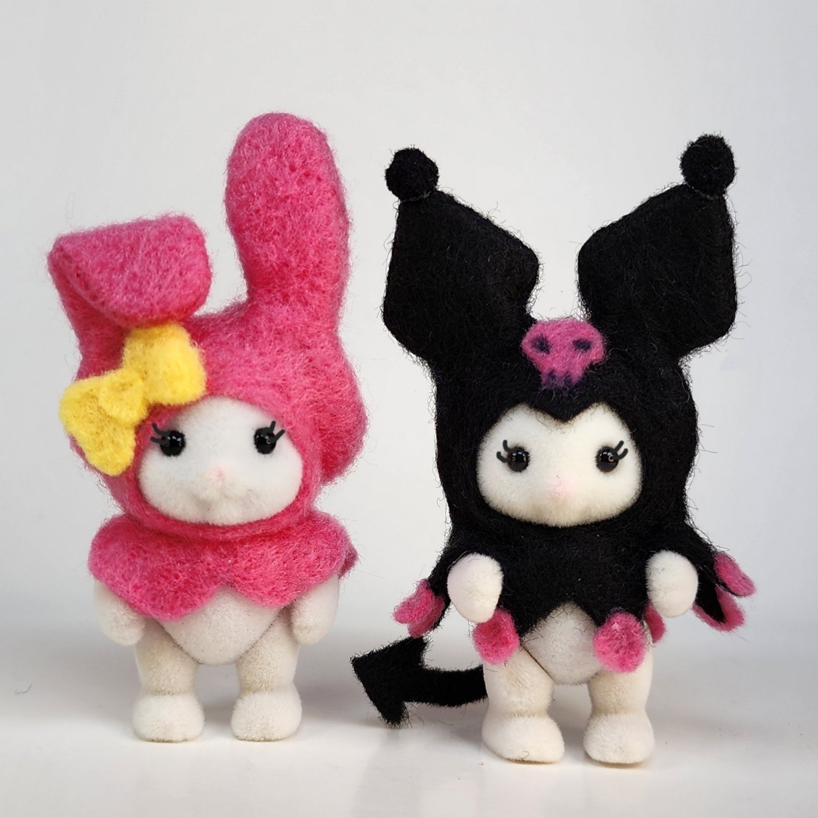 Flocked Animal Baby My Melody and Kuromi Frienemies Costumes