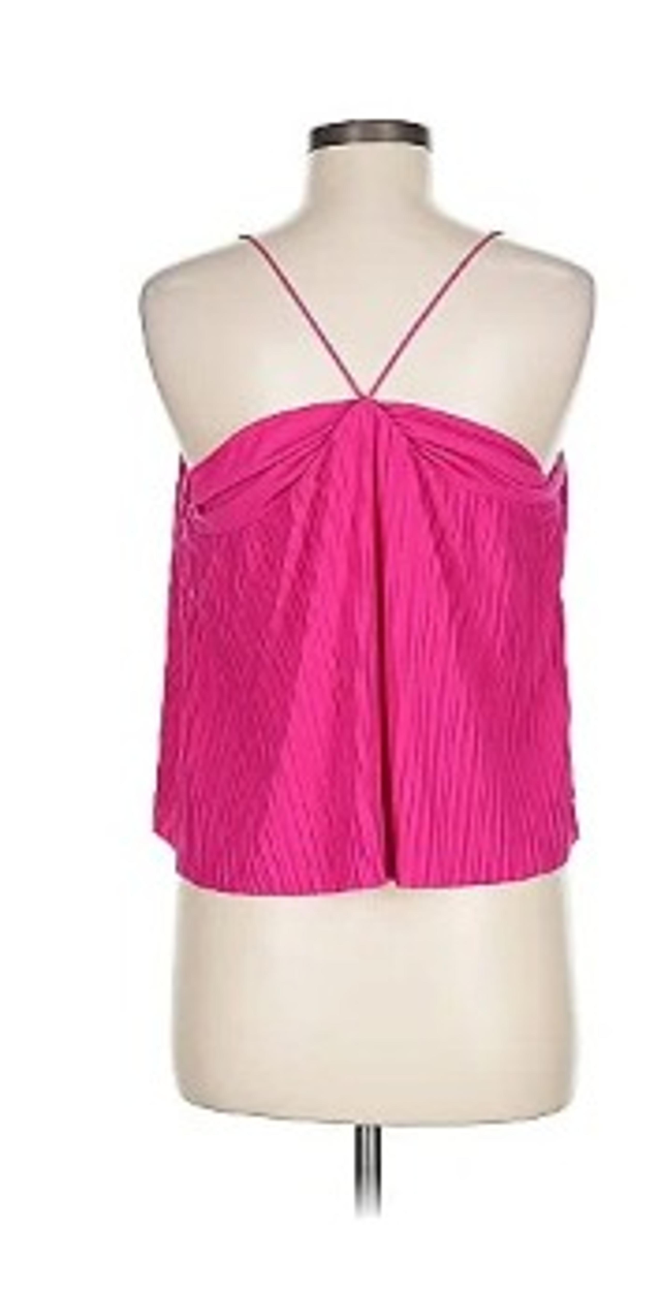 A New Day Women's Magenta Strappy Camisole Tank Top Size XXL
