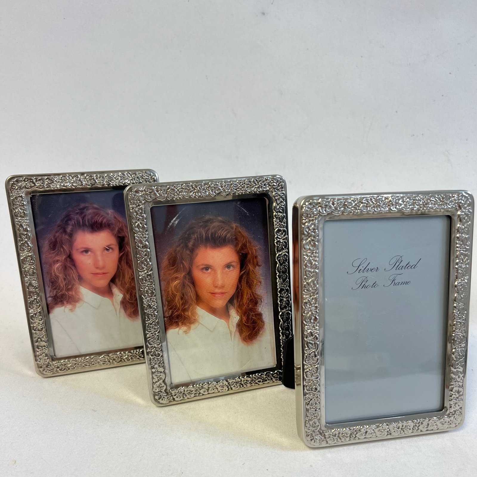 3Silver Plated Picture Frames NWOT