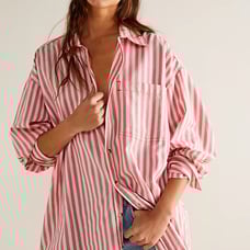 NWT We the Free people Freddie striped shirt