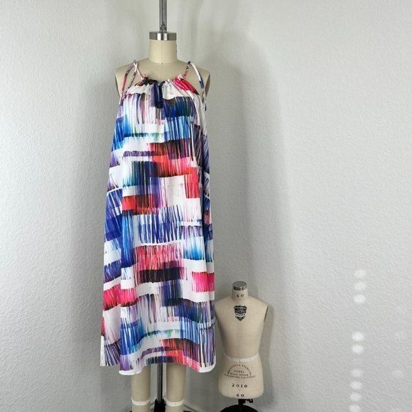 Anthro 'Sonora' Sachin + Babi Tie Dye Water Color Midi Dress