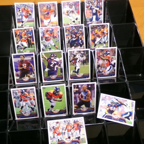 17 FOOTBALL CARD SET 3 PER CARD PERFECT GIFT FOR FANS OF THE DENVER BRONCOS