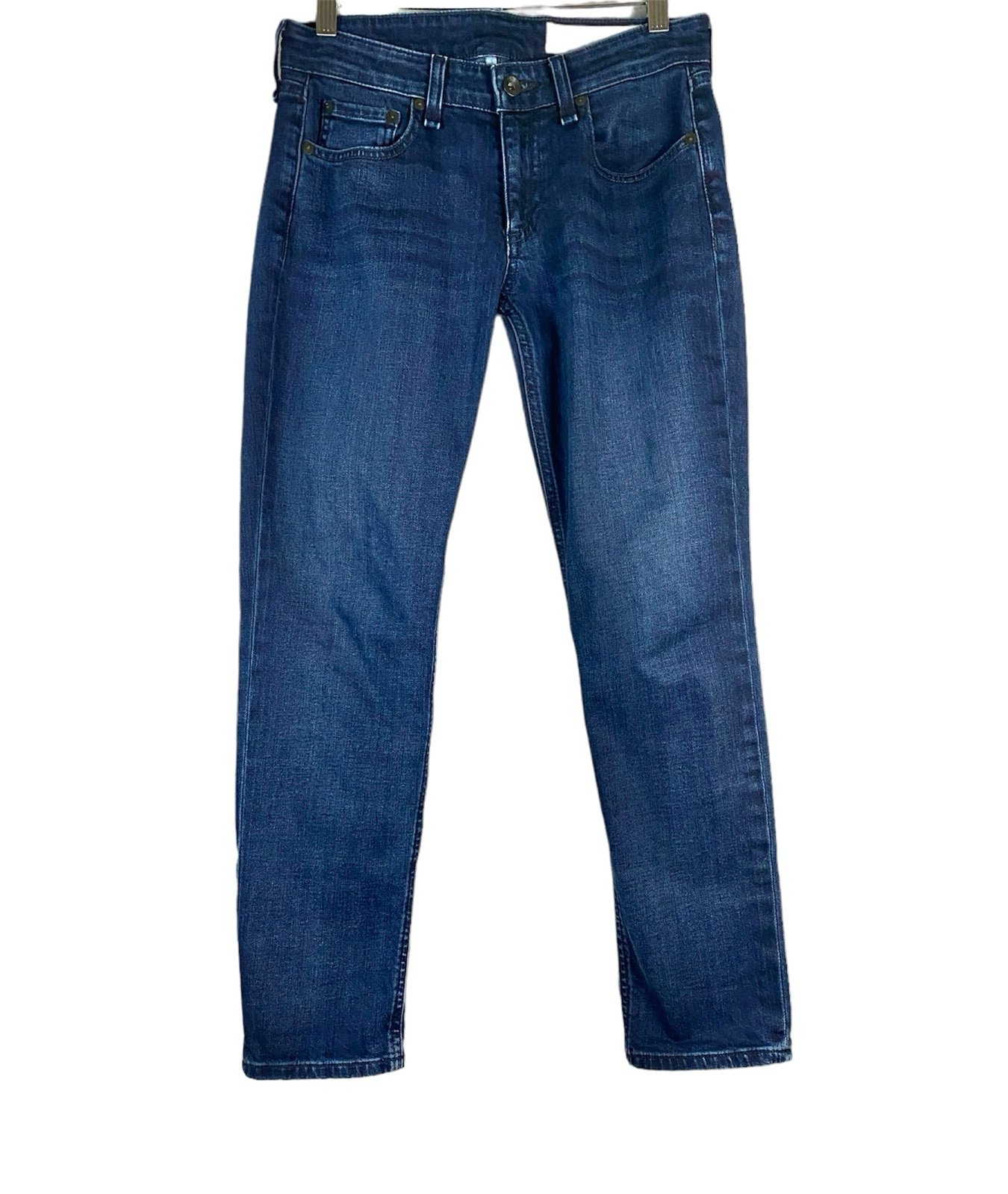 Rag & Bone Women’s Dre Low Rise Slim Boyfriend Dark Wash Blue Jeans Size 24