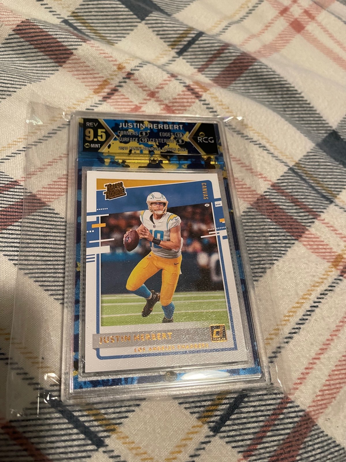Justin Herbert Gem Mint Graded Rookie