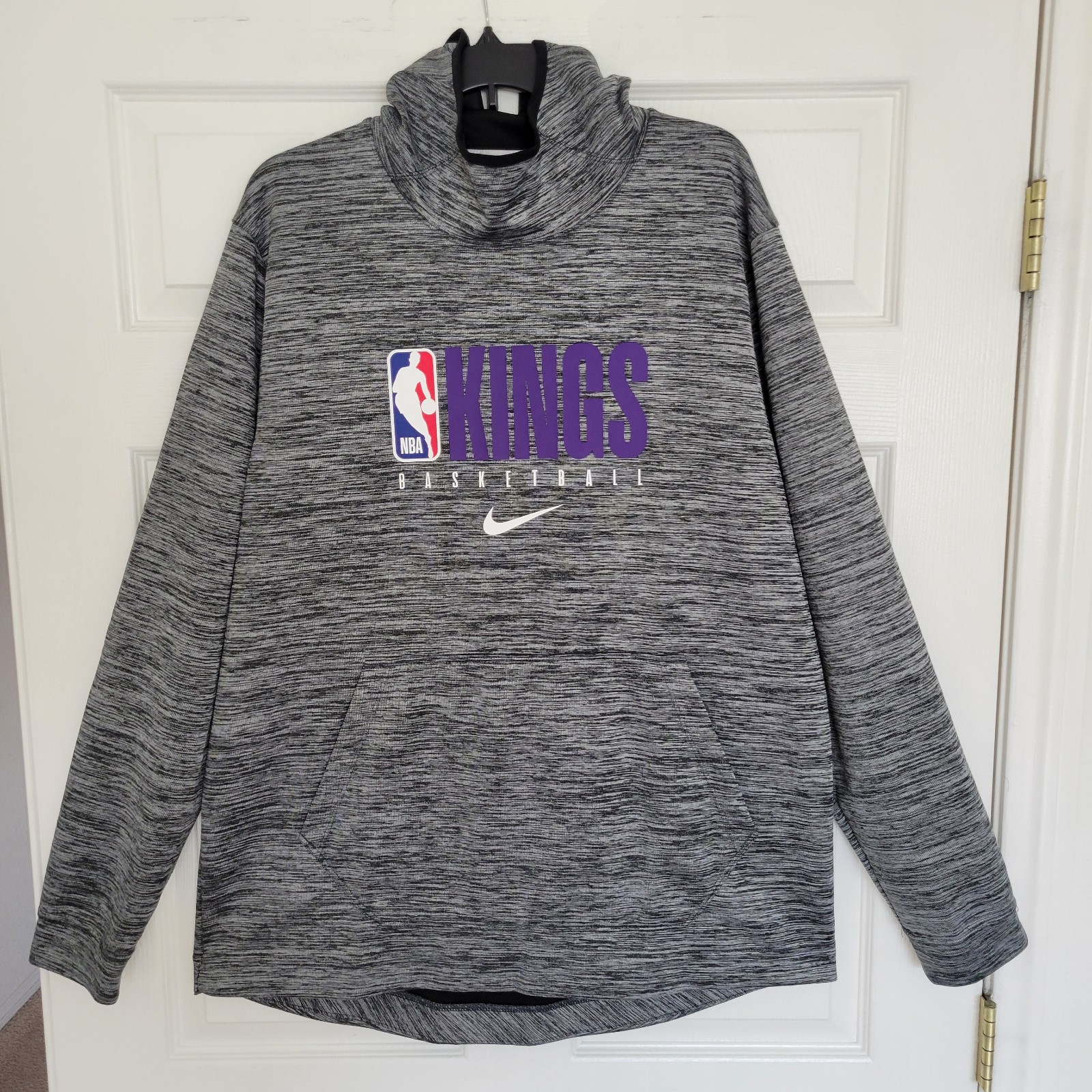 Nike NBA Authentics Sacramento Kings Warm Up Player Issued Hoodie Size XL