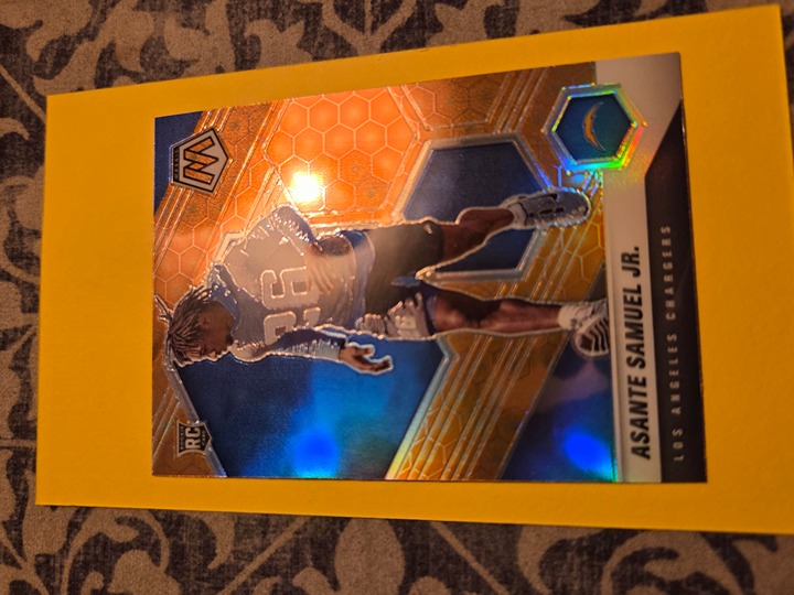 Asante Samuel Jr. (Chargers) Honeycomb 2021