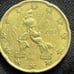 Rare 2002 20 cent euro Italy M.A.C. coin perfect condition