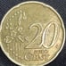 Rare 2002 20 cent euro Italy M.A.C. coin perfect condition
