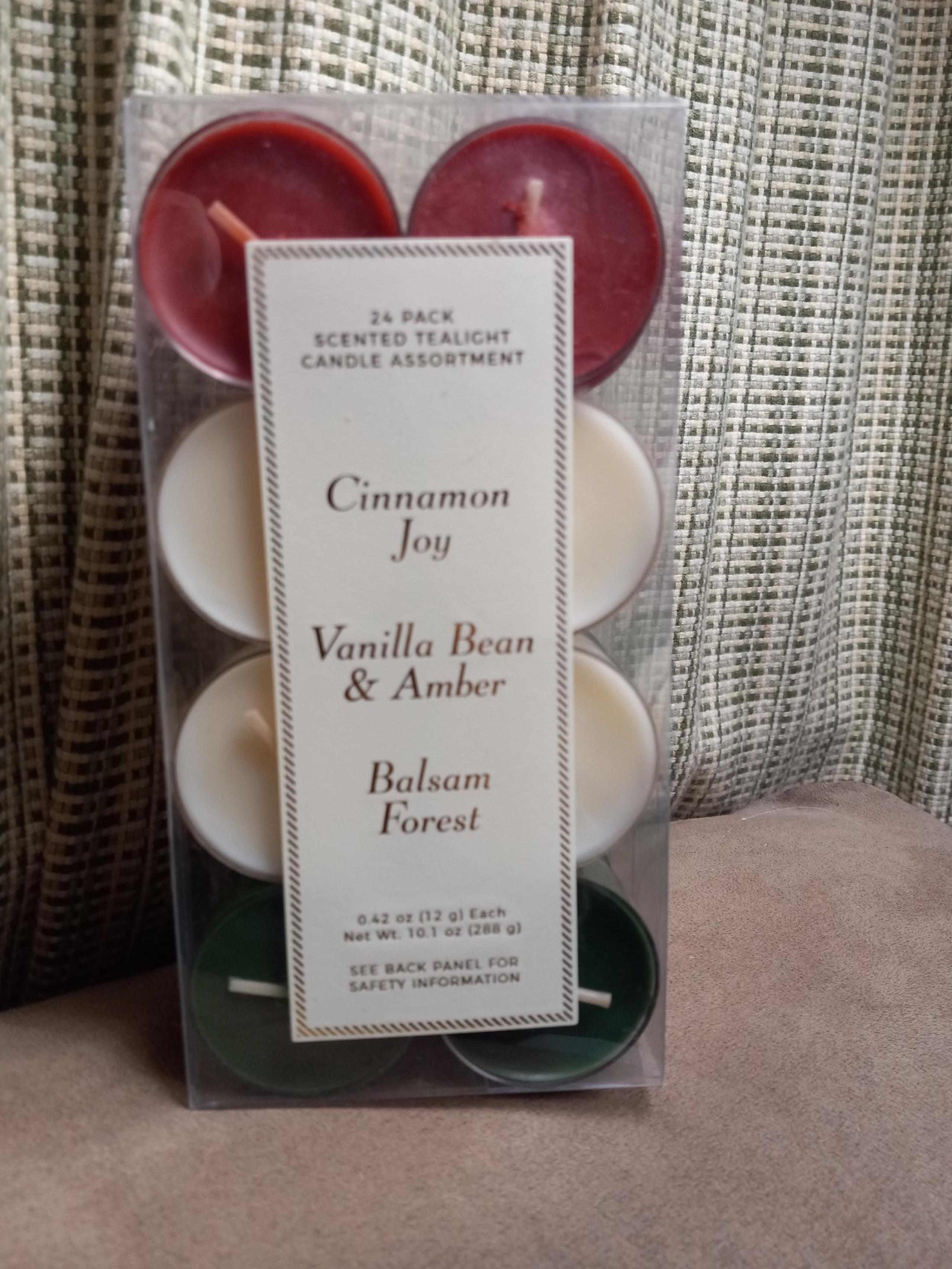 24 scented tealight candles