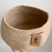 New Cute Round Basket - Cotton Rope Jute Baskets in Living Room.
