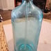 VINTAGE PROMPT BEER DIST. CO. N.C. COLBALT BLUE SPARKLING WATER SELTZER BOTTLE