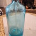 VINTAGE PROMPT BEER DIST. CO. N.C. COLBALT BLUE SPARKLING WATER SELTZER BOTTLE