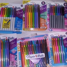LOT OF MILDLINERS,FLAIR! FELT TIP, MORE