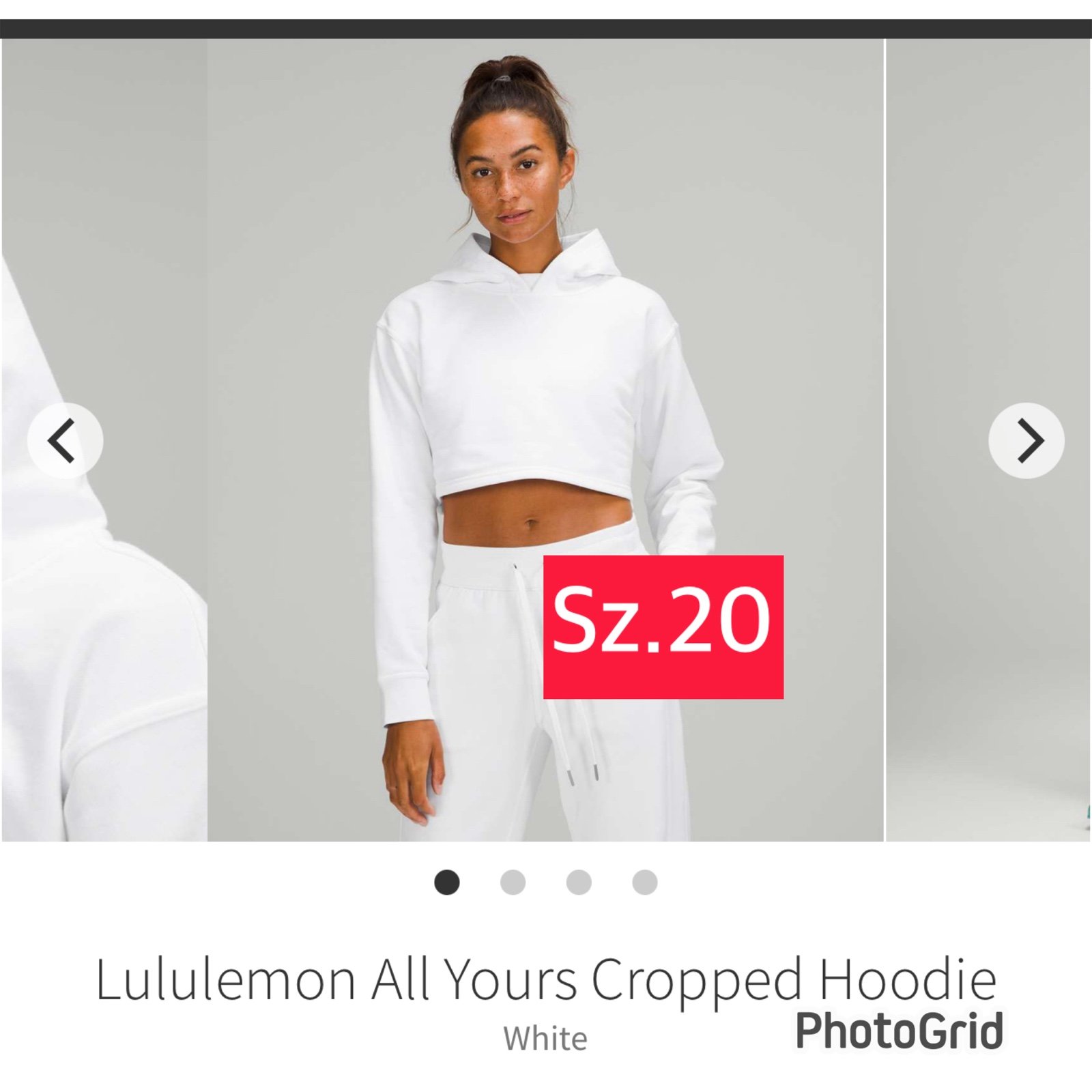 Lululemon All Yours Cropped Hoodie sz-20