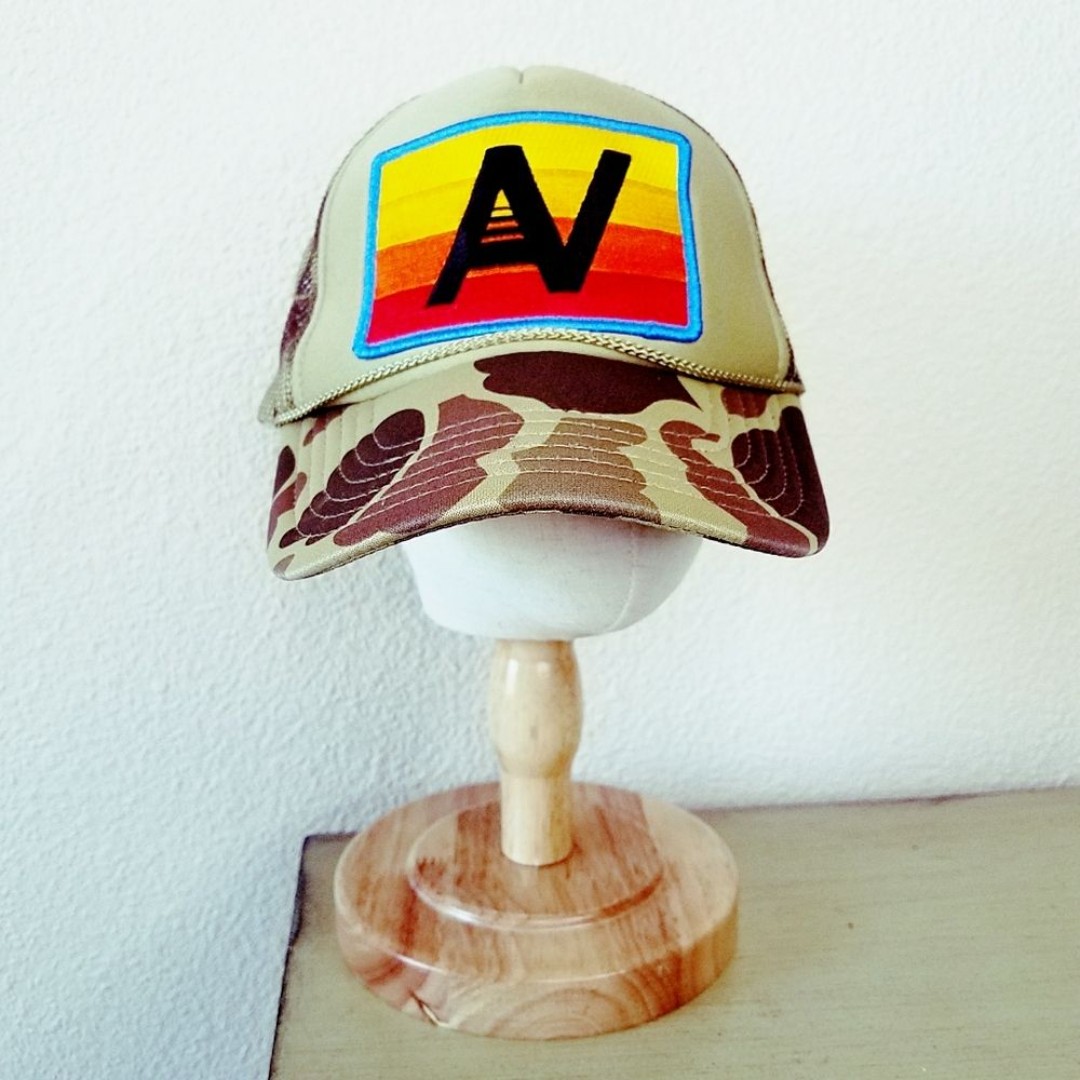 Aviator Nation Camo Mesh Snapback Trucker Hat