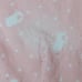Machine Stitched Soft Handmade Pieced Baby Girl Quilt Eyelet Trim 37 X 45