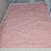 Machine Stitched Soft Handmade Pieced Baby Girl Quilt Eyelet Trim 37 X 45