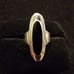 Vintage Sterling Silver Black Onyx Long Elongated Women's Ladies Ring Lot