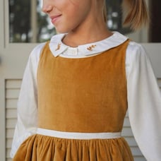 Well Dressed Wolf gold dress 18M