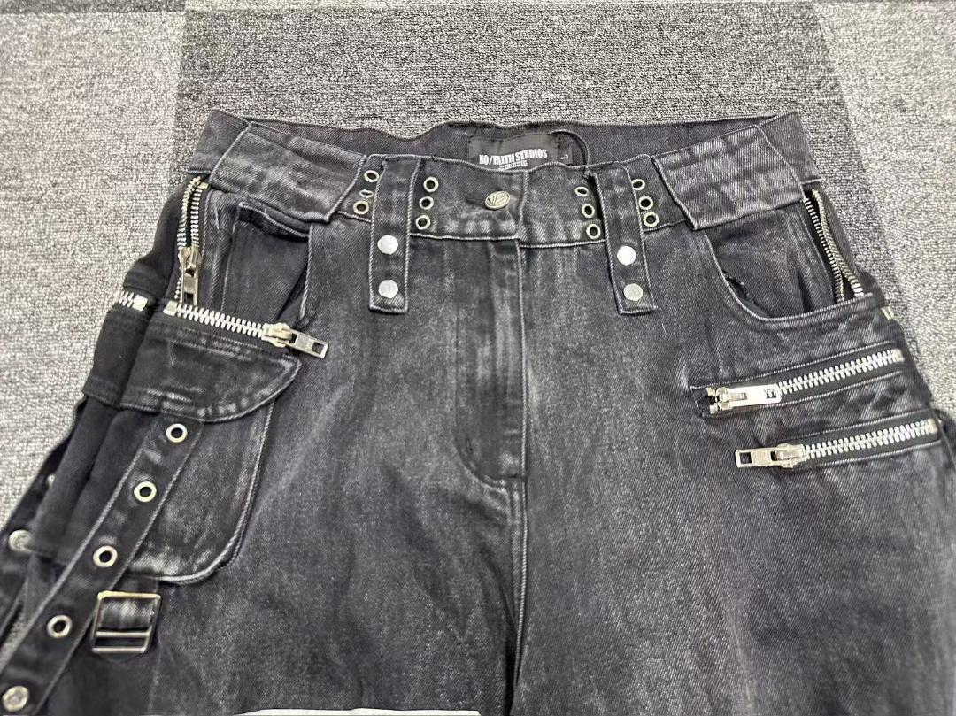 FLARED DENIM 001 BLACK – NO/FAITH STUDIOS