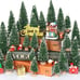 30Pcs Mini Christmas Tree Decor, Artificial Christmas Tree 5 Sizes,Mini Sisal Sn