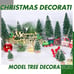 30Pcs Mini Christmas Tree Decor, Artificial Christmas Tree 5 Sizes,Mini Sisal Sn