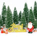 30Pcs Mini Christmas Tree Decor, Artificial Christmas Tree 5 Sizes,Mini Sisal Sn