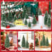 30Pcs Mini Christmas Tree Decor, Artificial Christmas Tree 5 Sizes,Mini Sisal Sn
