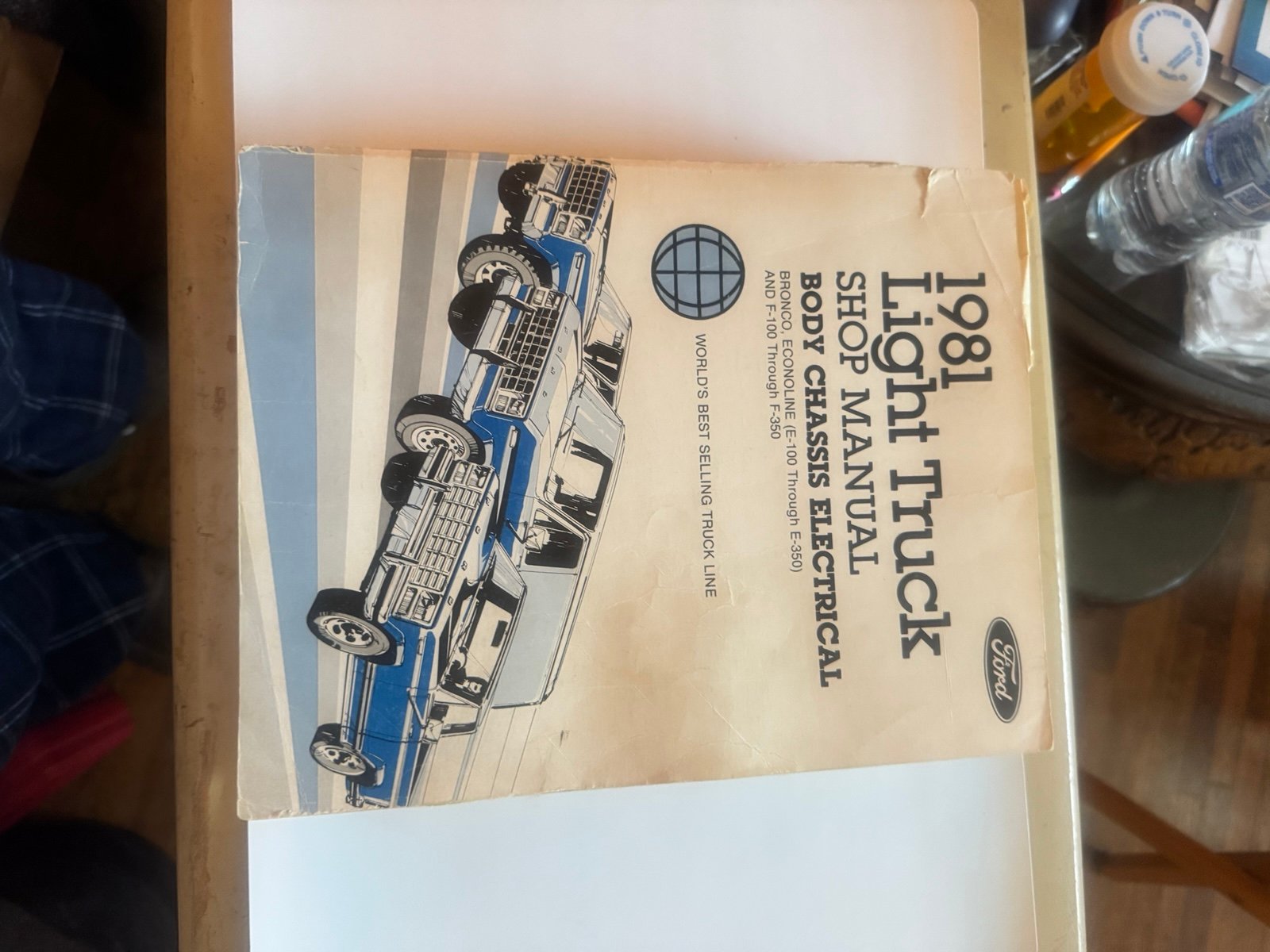 1981 Ford Factory Repair Manuals 8 of Them