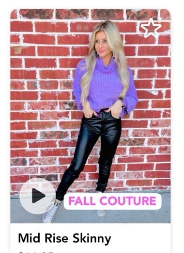 Super High Rise Skinny Pleather Pants