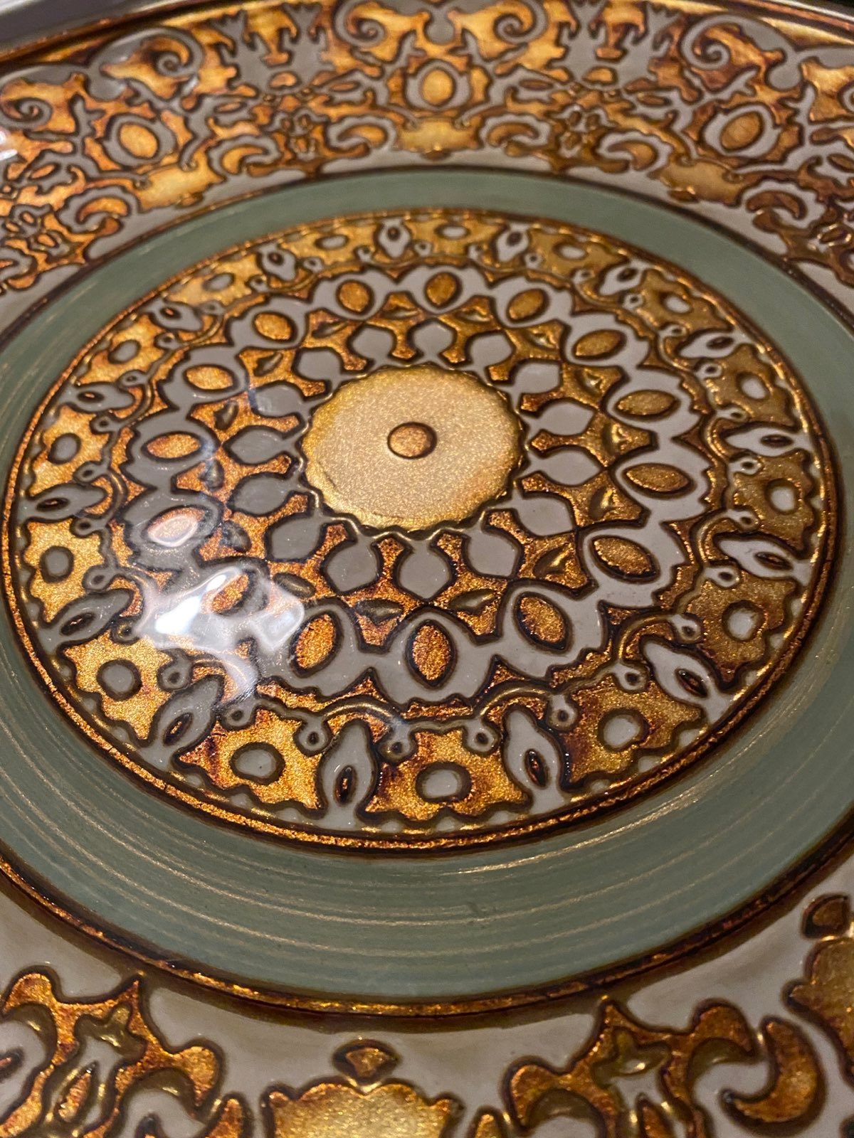 13 turkish reverse glass hand painted c