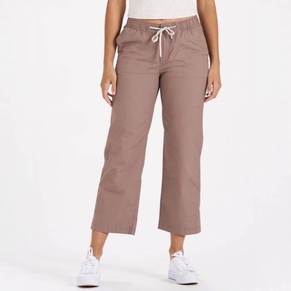 Vuori Women’s Ripstop Wide Leg Pants Hazel Brown Small P1