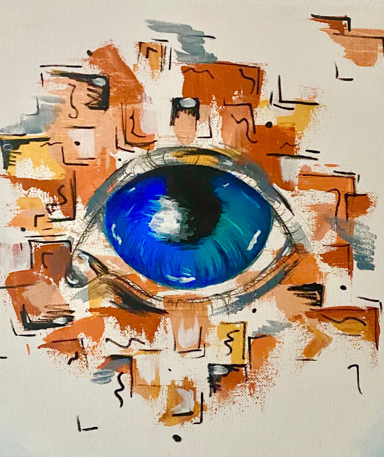 Original canvas contemporary painting