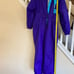 Obermeyer Vintage 80s 90s Ski Suit One Piece Thermolite Sz large Colorful Funky