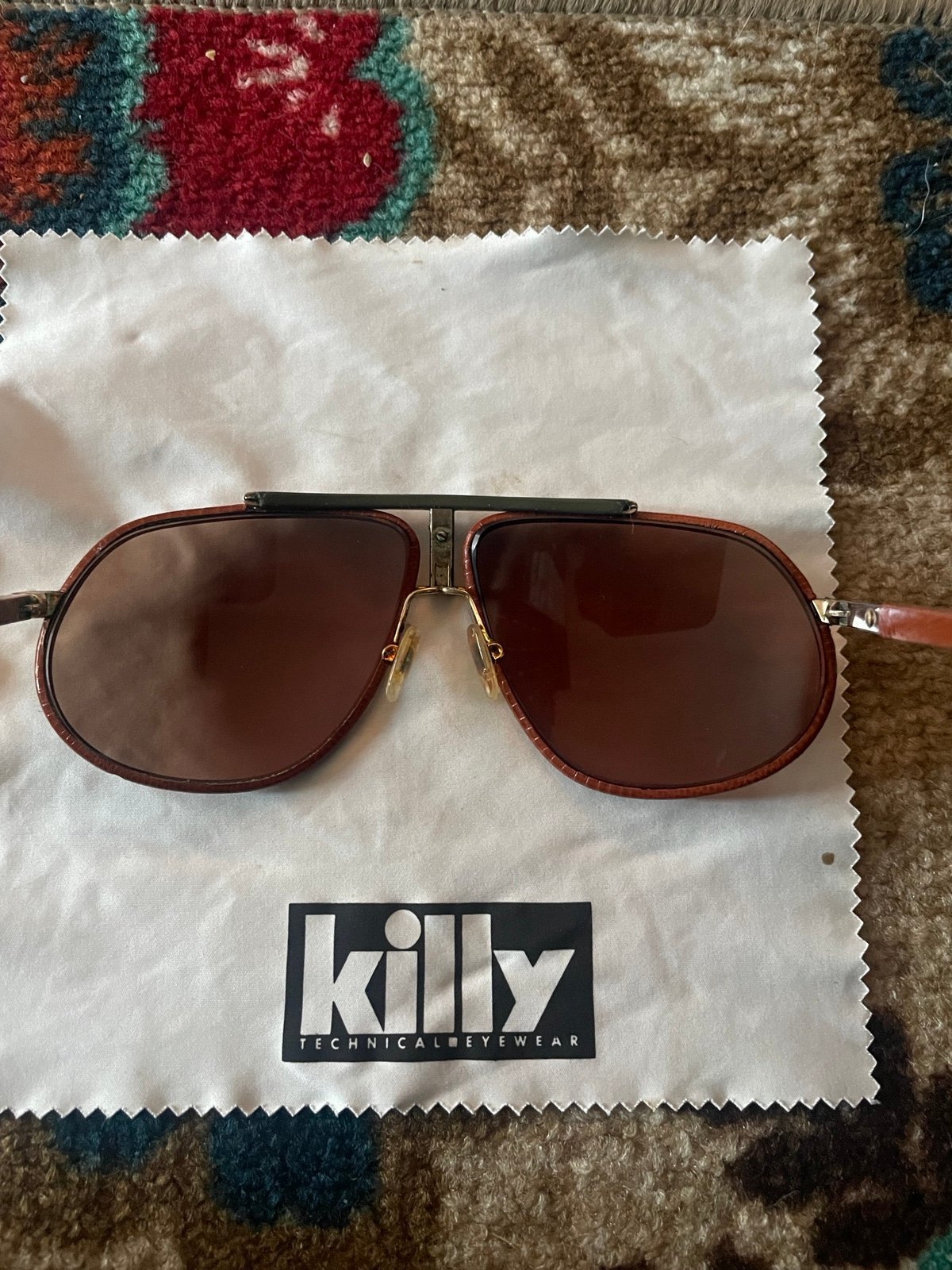 Vintage Jean Claude Killy Aviator Sunglasses
