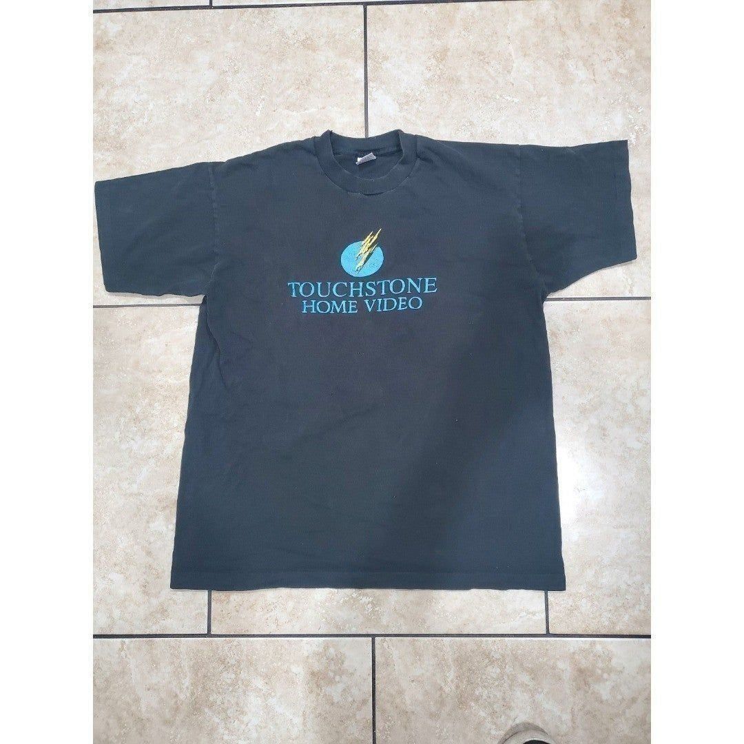 Vintage 80s Touchstone Pictures Home Video Promo Movie VHS T-Shirt XL