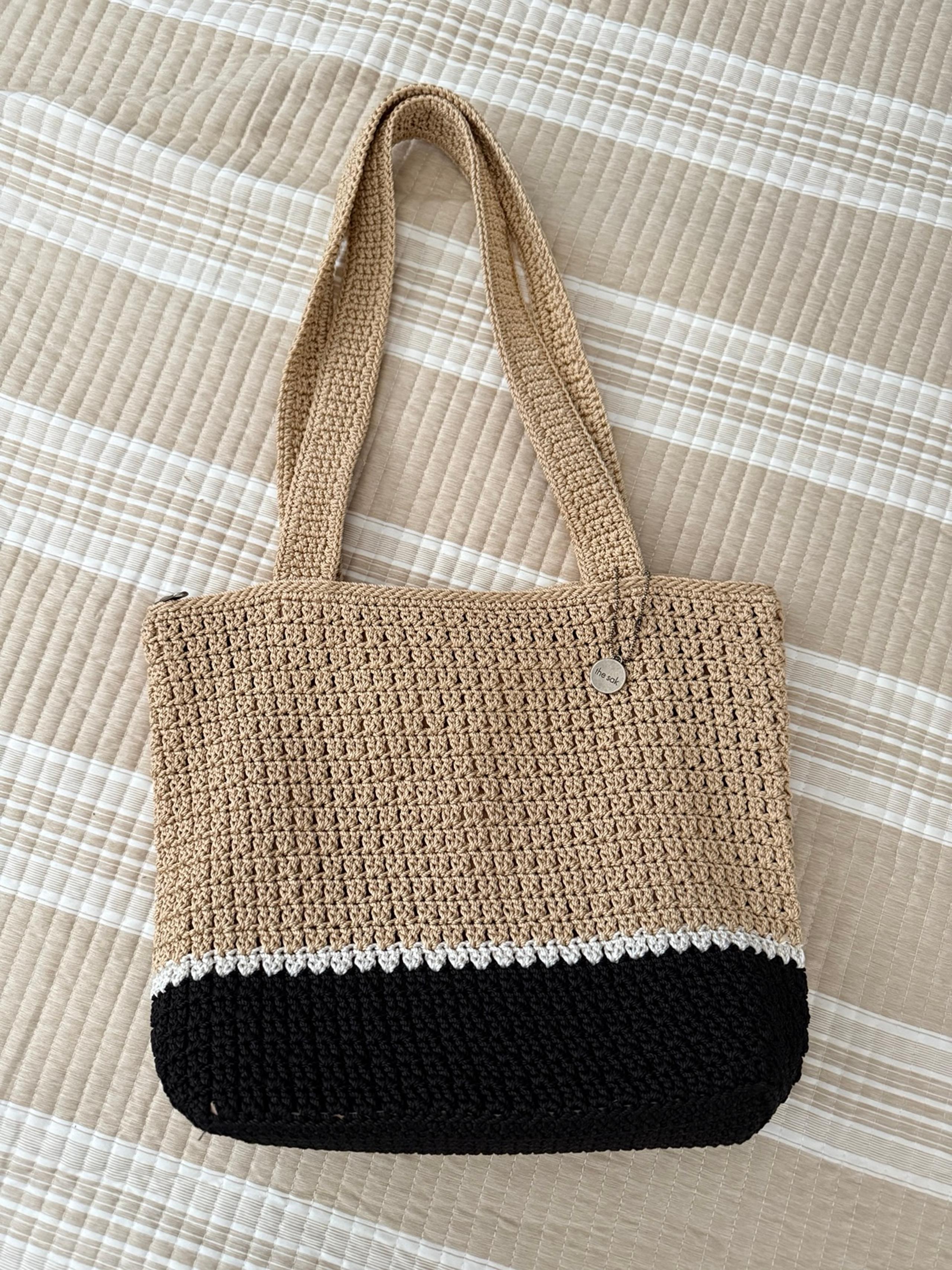 The Sak crochet tote bag
