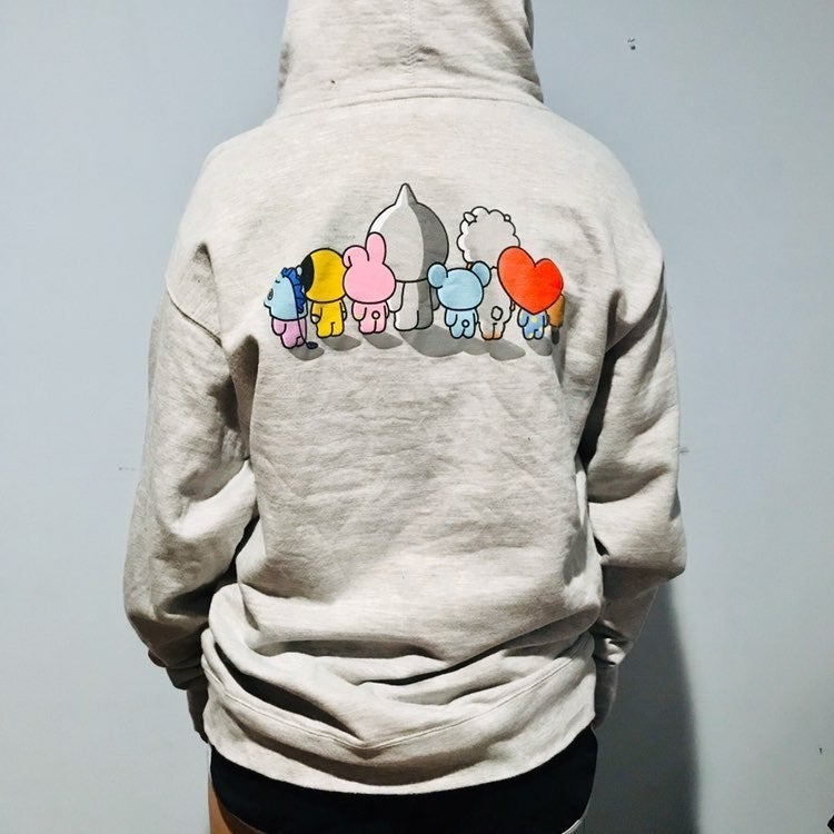 OFFICIAL BT21 BACK GANG HOODIE