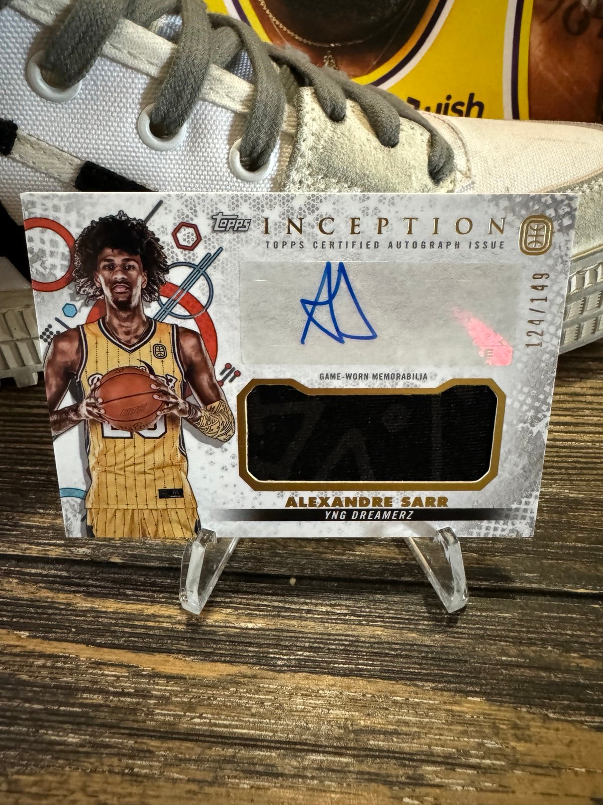 2022-23 Topps Inception OTE Alexandre Sarr RPA /149