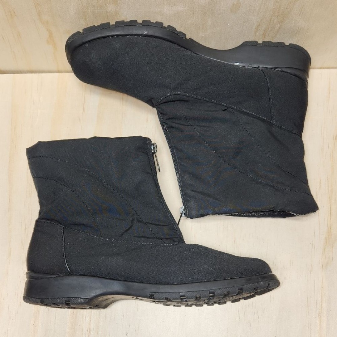 Toe Warmers Black Ankle Boots Women Size 11 Medium Warm Winter
