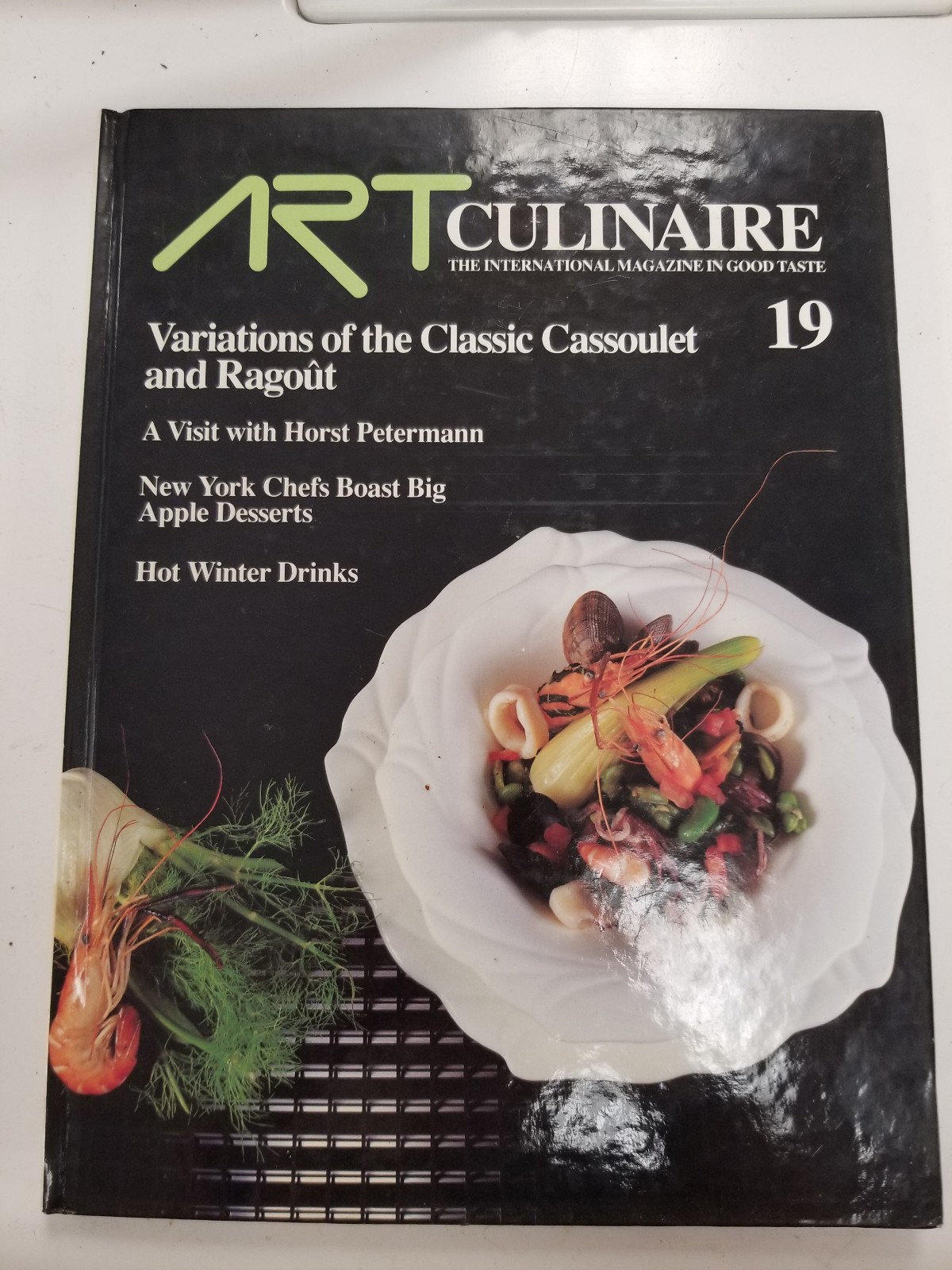 Vintage ART Culinaire The International Magazine In Good Taste VOL 19 Cookbook