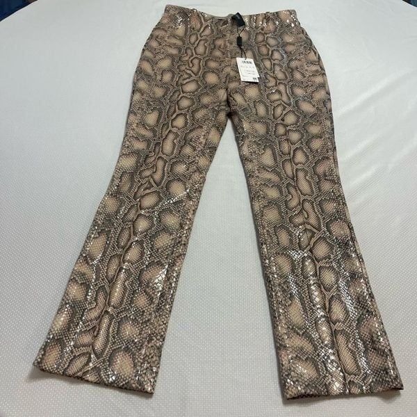 NWT Marc Cain Snakeskin Pants Size N2 US Size 6 New